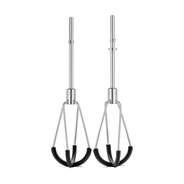 KitchenAid vispar med silikonkant, Stainless steel