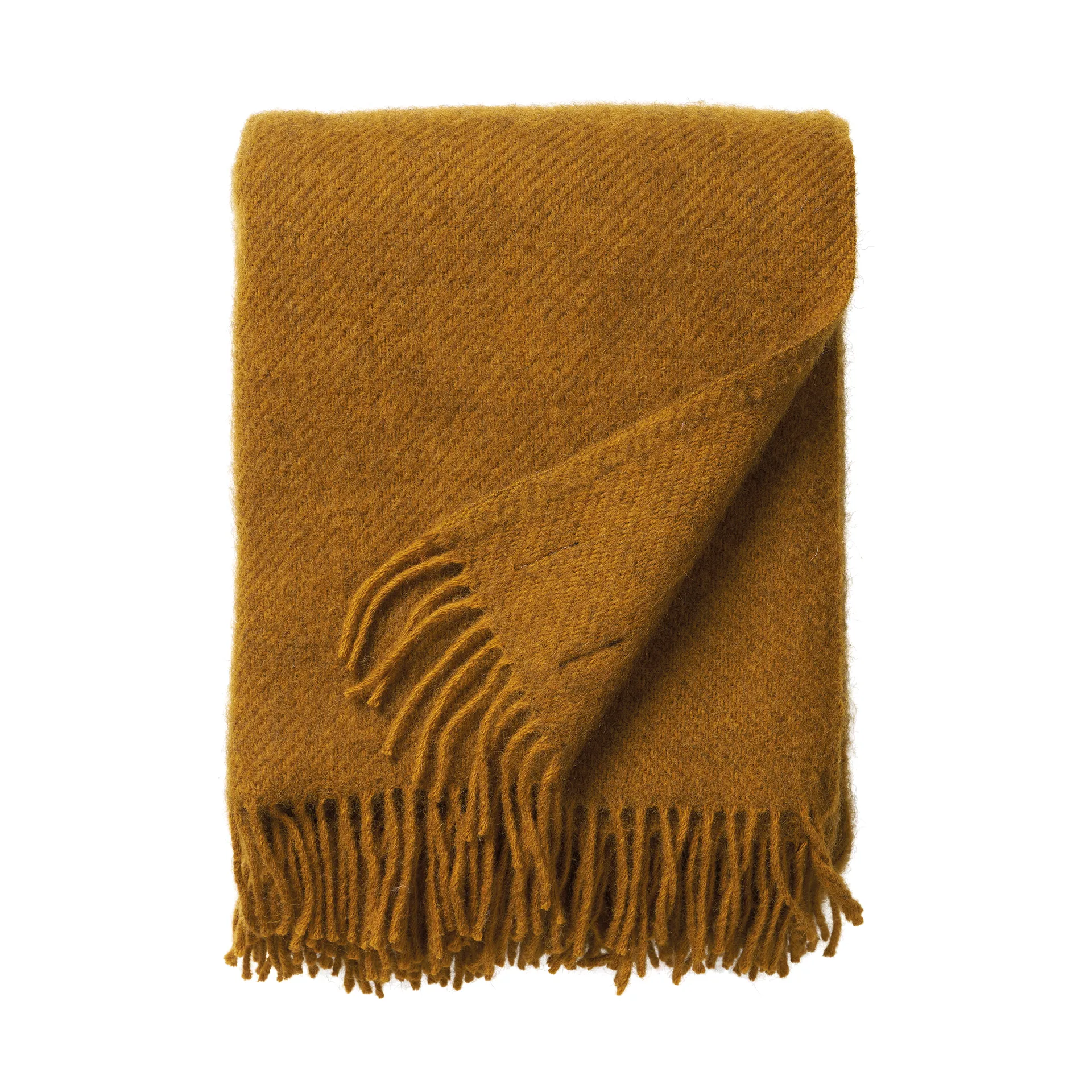 Klippan Yllefabrik Plaid en laine Gotland cm Brown