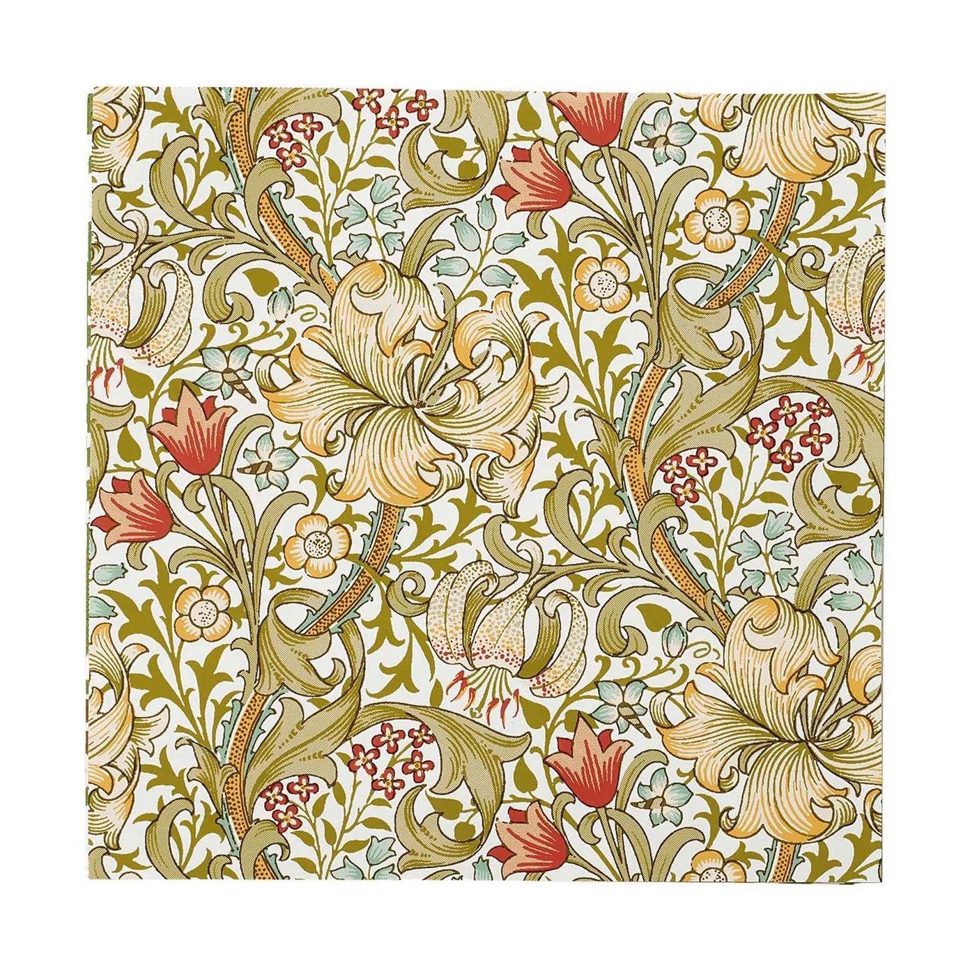 Klippan Yllefabrik Serviette Golden Lily cm, lot de 20 Multi