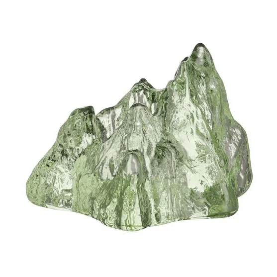 Kosta Boda The Rock fyrfadsstage 91 mm Iron oxide