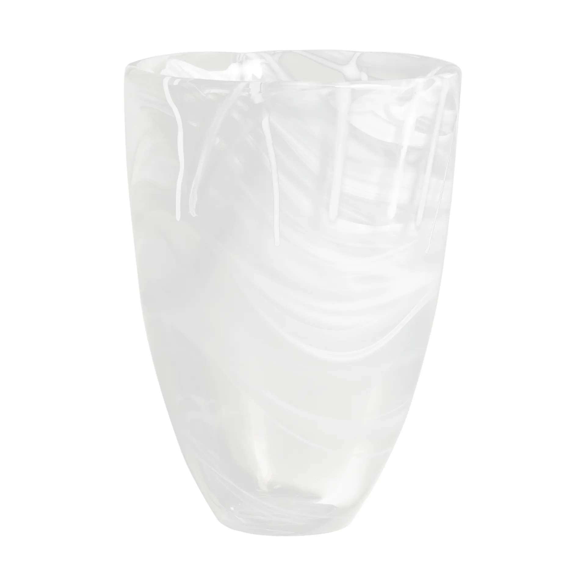 Kosta Boda Vase Contrast 200 mm Blanc-blanc
