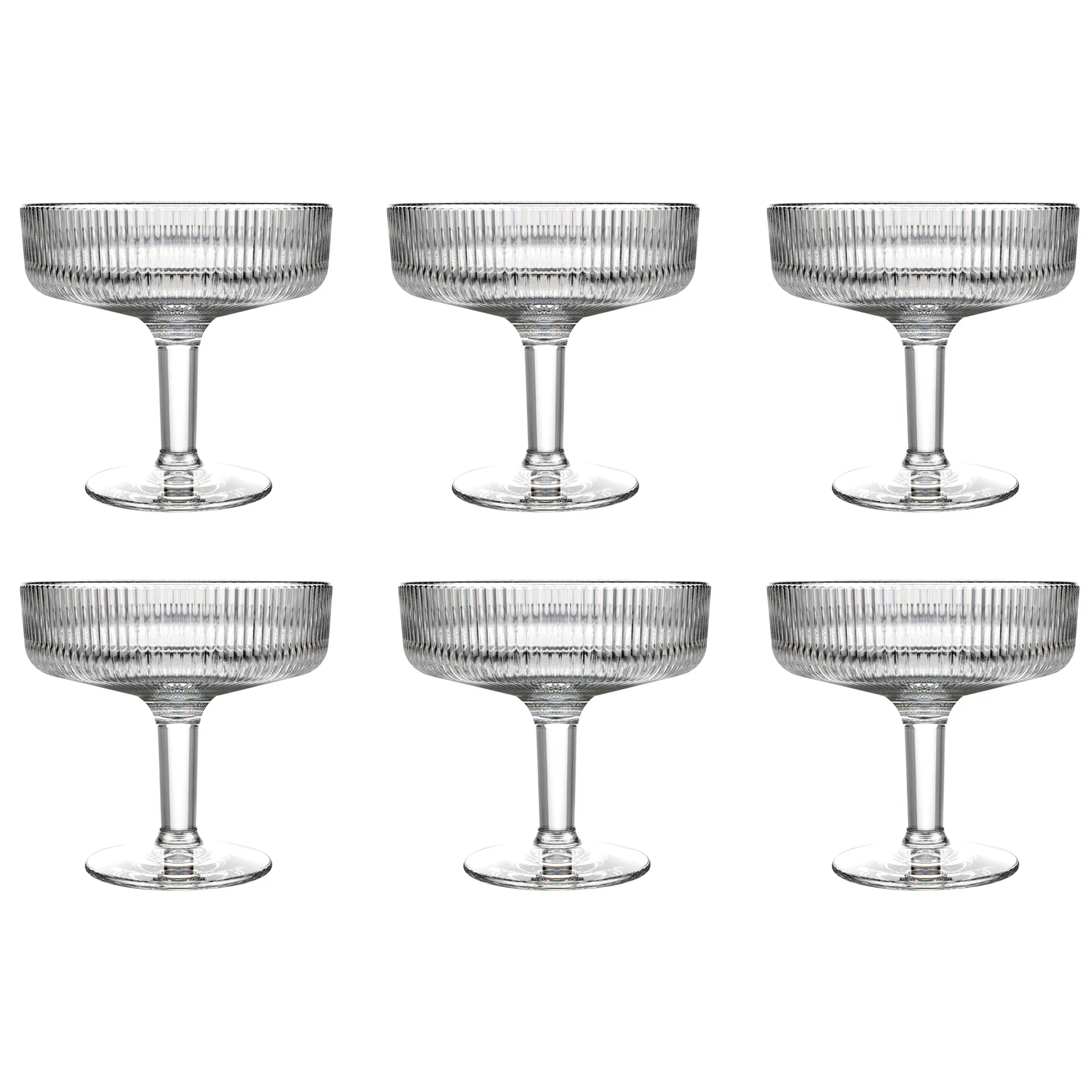 La Rochère Coupe Alice dessertskål 33 cl 6-pak Transparent
