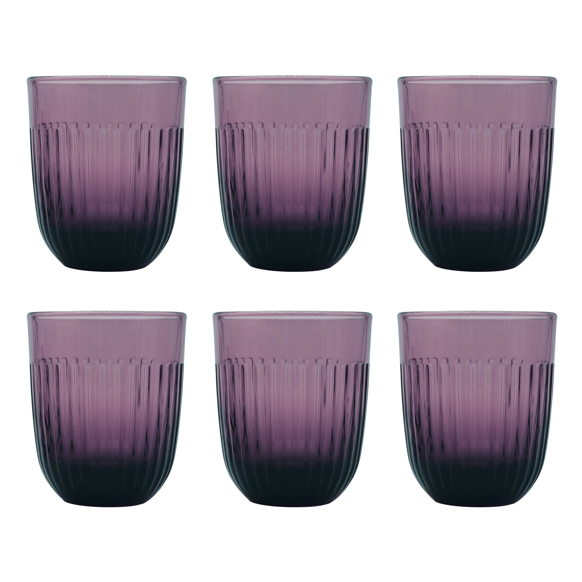 La Roch&egrave;re Ouessant vannglass 29 cl 6-pk Aubergine
