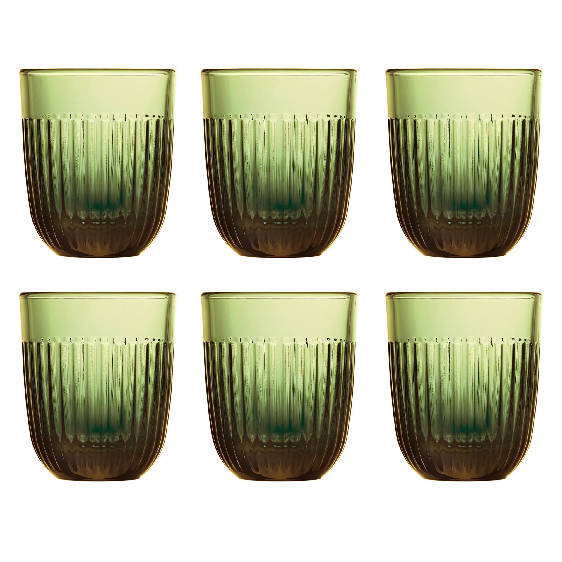 La Roch&egrave;re Ouessant vannglass 29 cl 6-pk Olivengr&oslash;nn