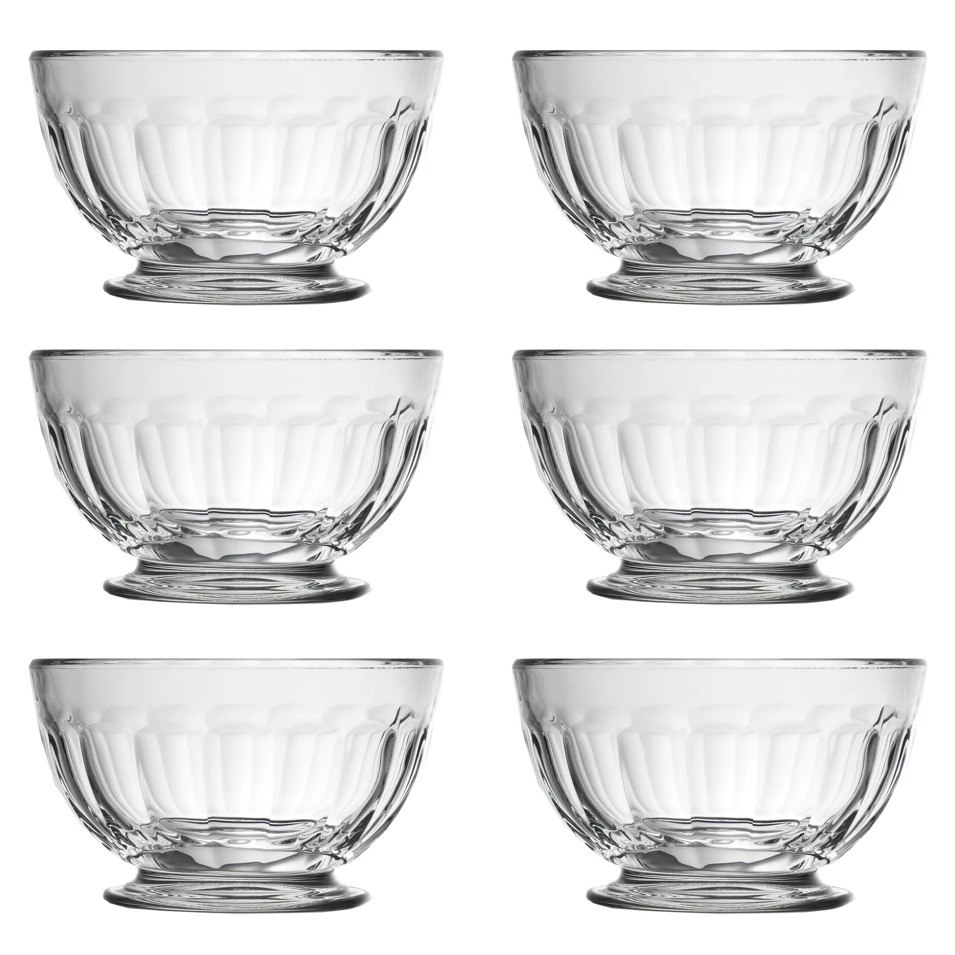 La Roch&egrave;re Perigord dessertsk&aring;l p&aring; fot 50 cl 6-pack Transparent