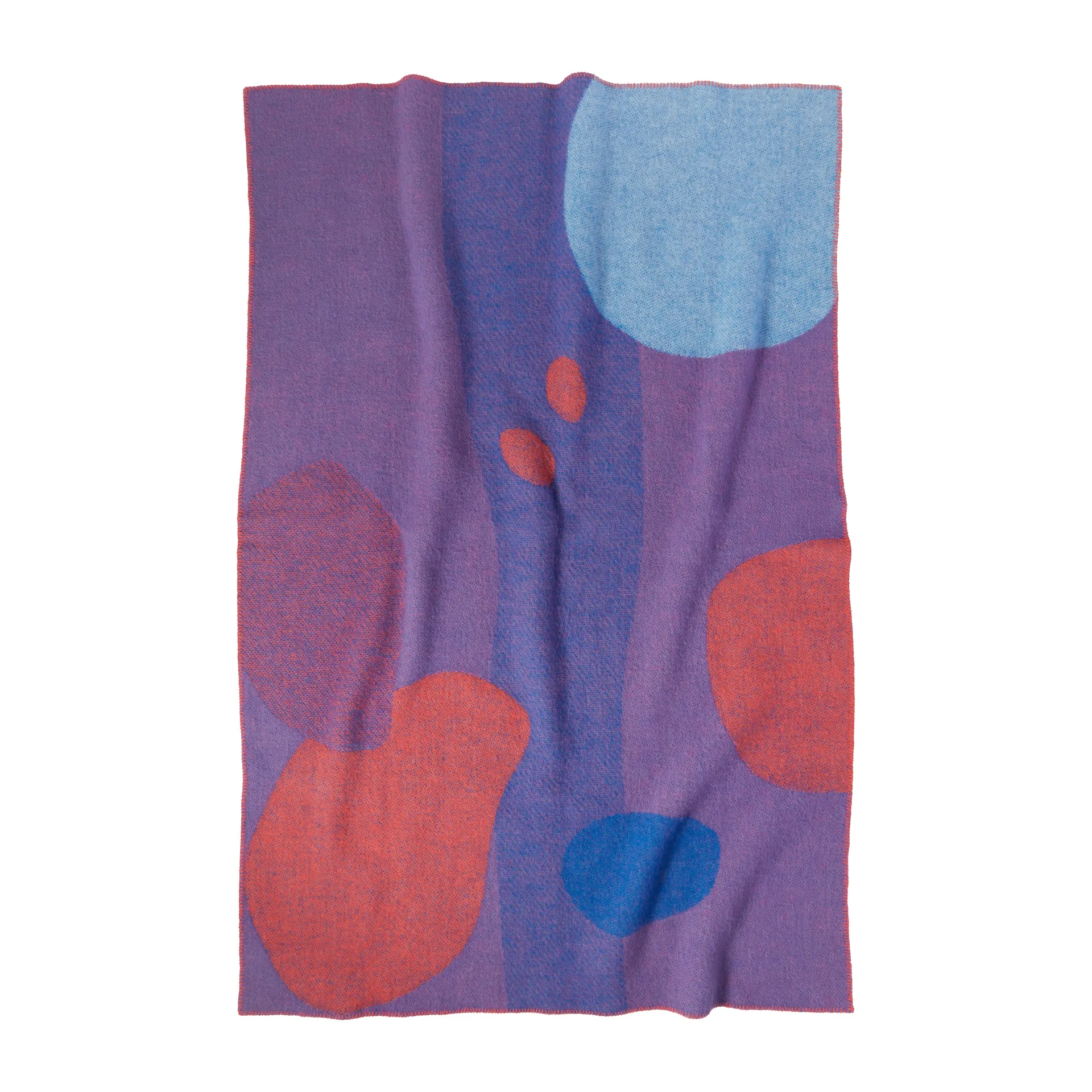 Layered Couverture en laine Secret garden cm Purple
