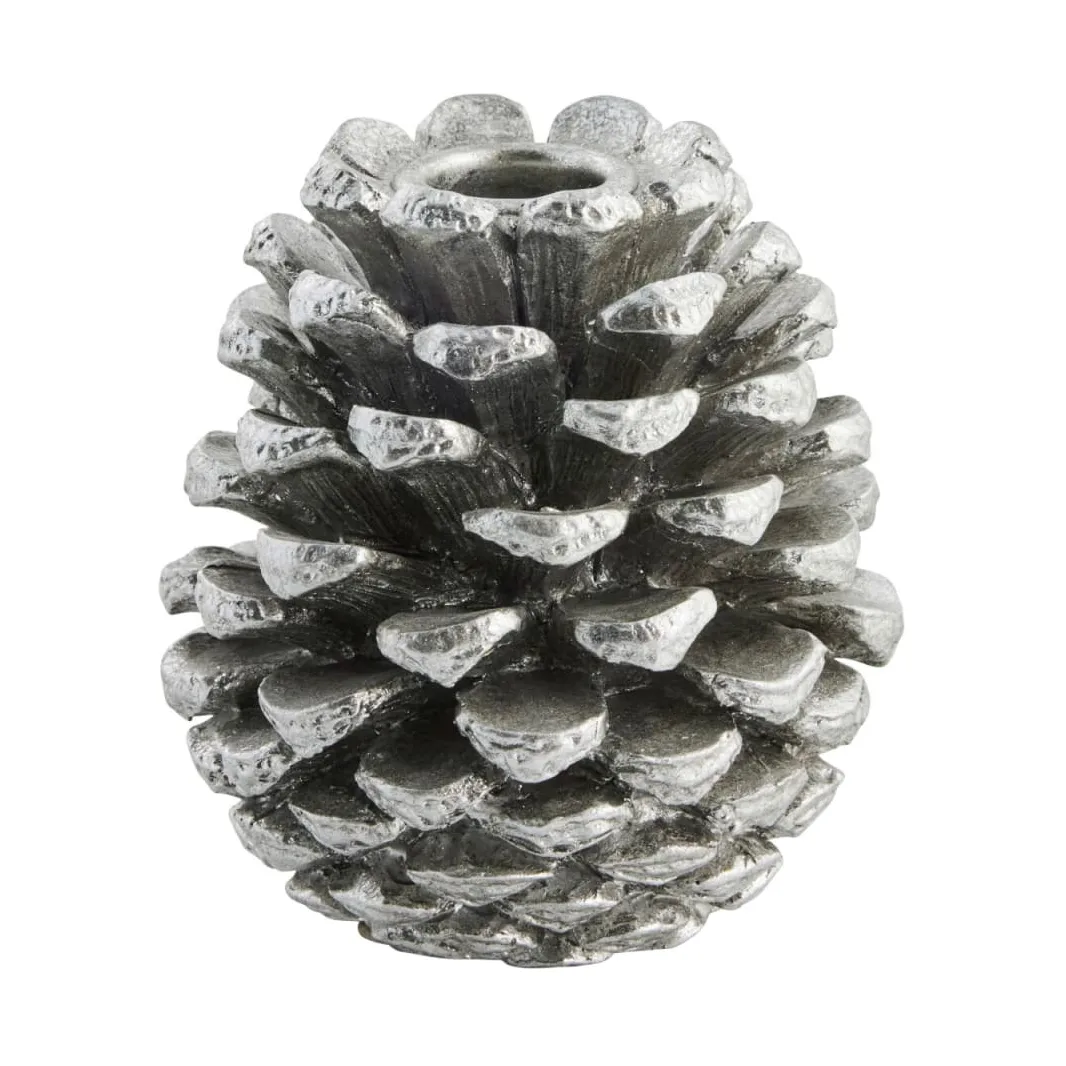 Lene Bjerre Chandelier pomme de pin Serafina Argent vieilli