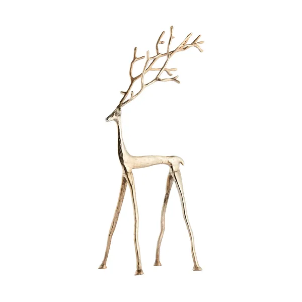 Marely dekoration hjort 64 cm, Ljusguld