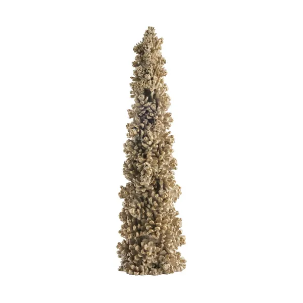 Serafina dekoration julgran 38 cm, Antikguld ljus