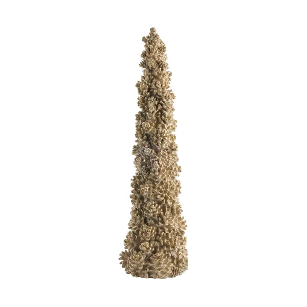 Serafina dekoration julgran 48 cm, Antikguld ljus