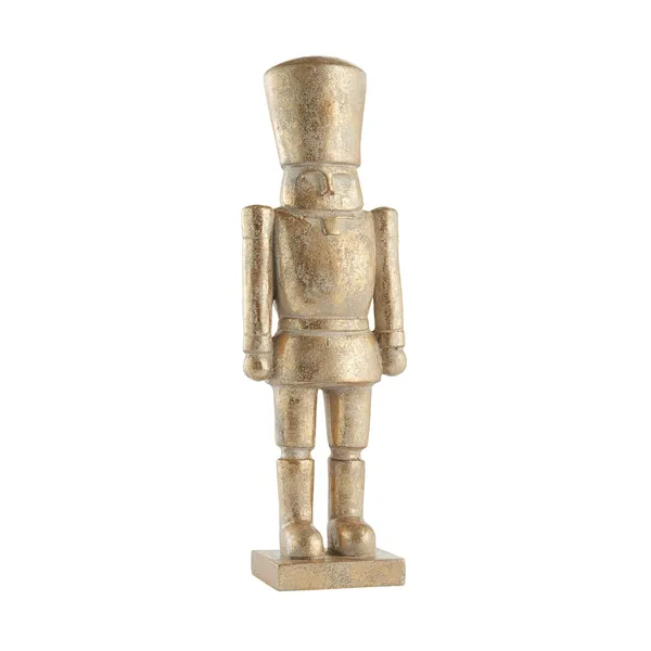 Serafina figurine nötknäppare 32 cm, Antikguld ljus