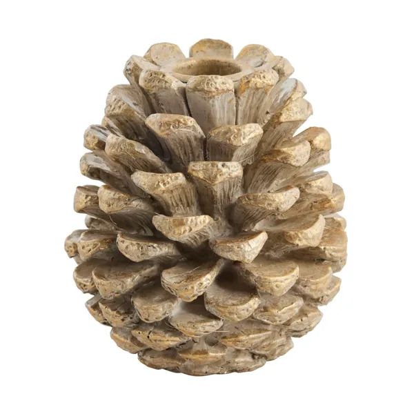 Serafina ljusstake kotte 10 cm, Antikguld ljus