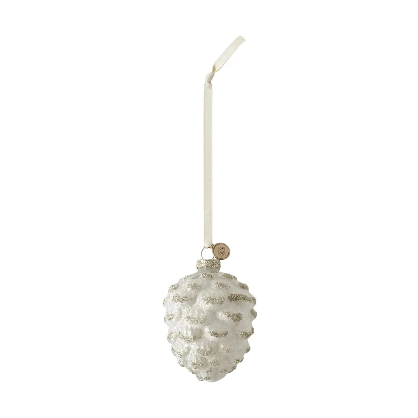 Lene Bjerre Suspension de Noël pomme de pin Norille Off white