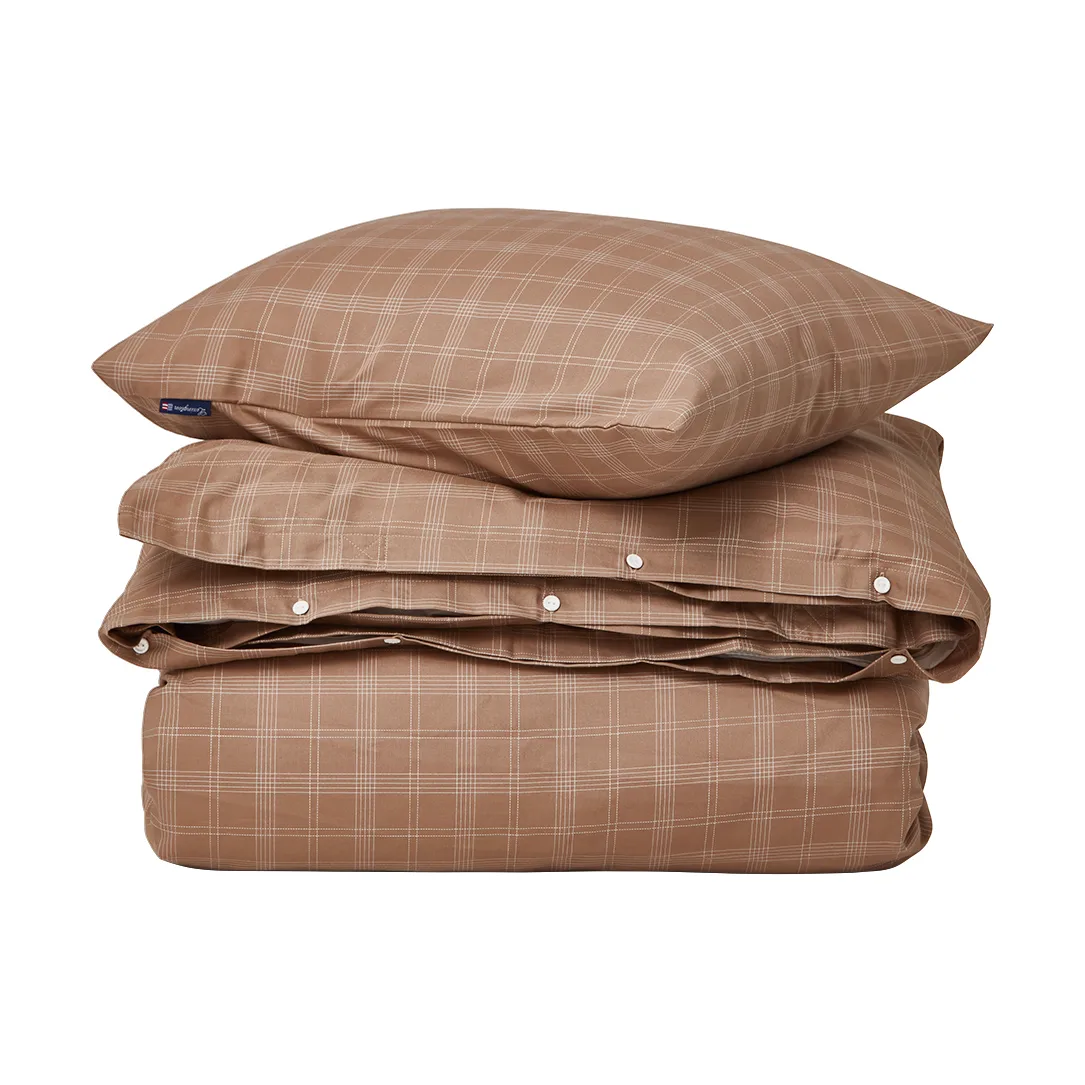 Lexington Ensemble de lit Checked Pin Point Oxford cm Brown