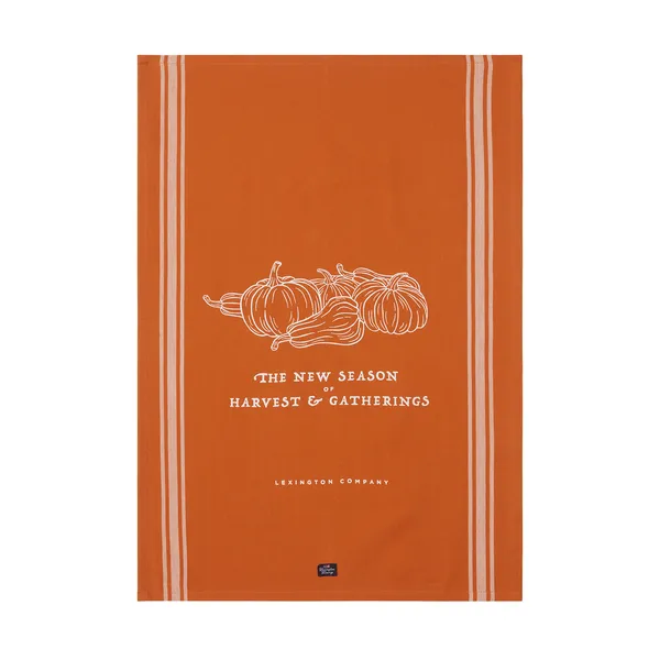 Harvest & Gatherings kökshandduk 50x70 cm, Pumpkin