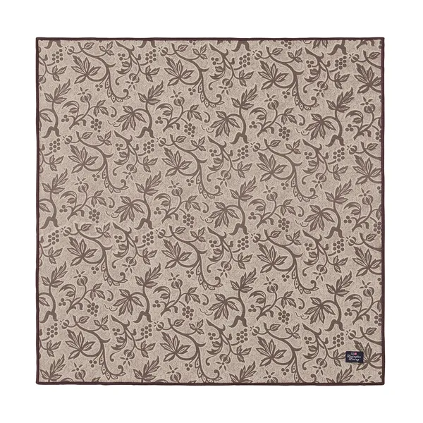 Printed Recycled Cotton tygservett 50x50, Light