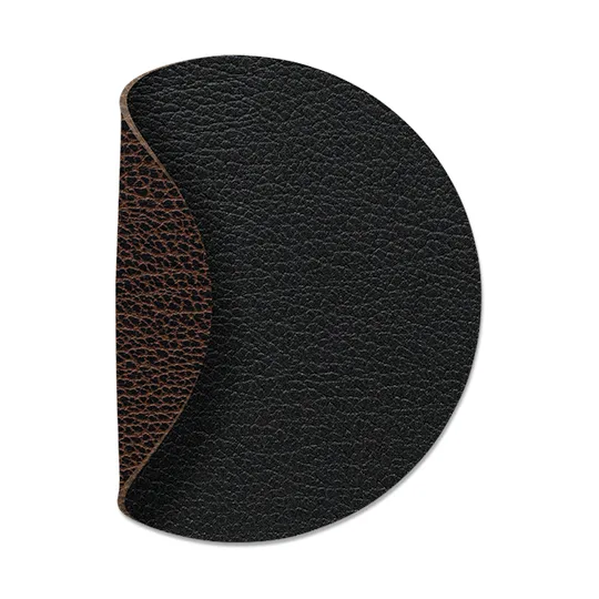 LIND DNA Dessous de verre Bull réversible circle 1 pièce Noir-marron