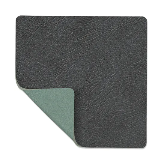 LIND DNA Dessous de verre Cloud-Nupo réversible square 1 pièce Gris Anthracite -Vert pastel