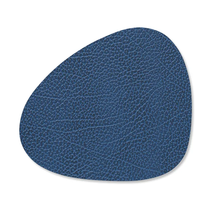 LIND DNA Dessous de verre Hippo curve Bleu marine