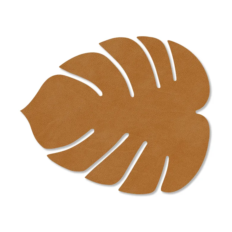 LIND DNA Dessous de verre Monstera Leaf Nupo Burned curry