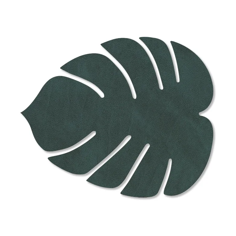 LIND DNA Dessous de verre Monstera Leaf Nupo Vert foncé