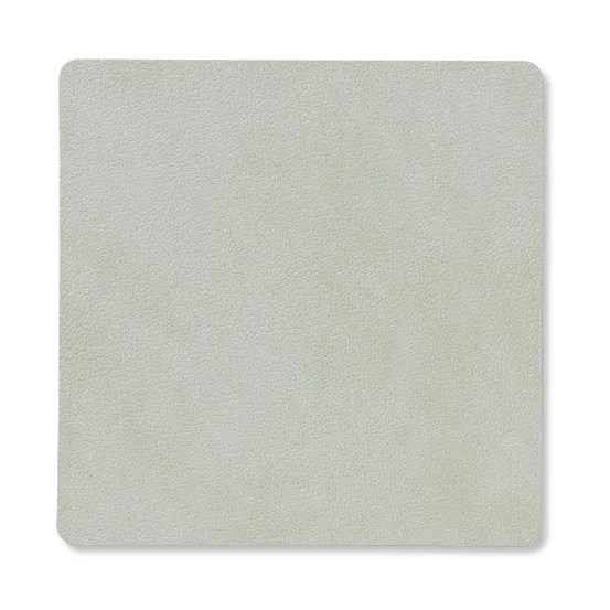 LIND DNA Dessous de verre Nupo square métallique (gris pierre)