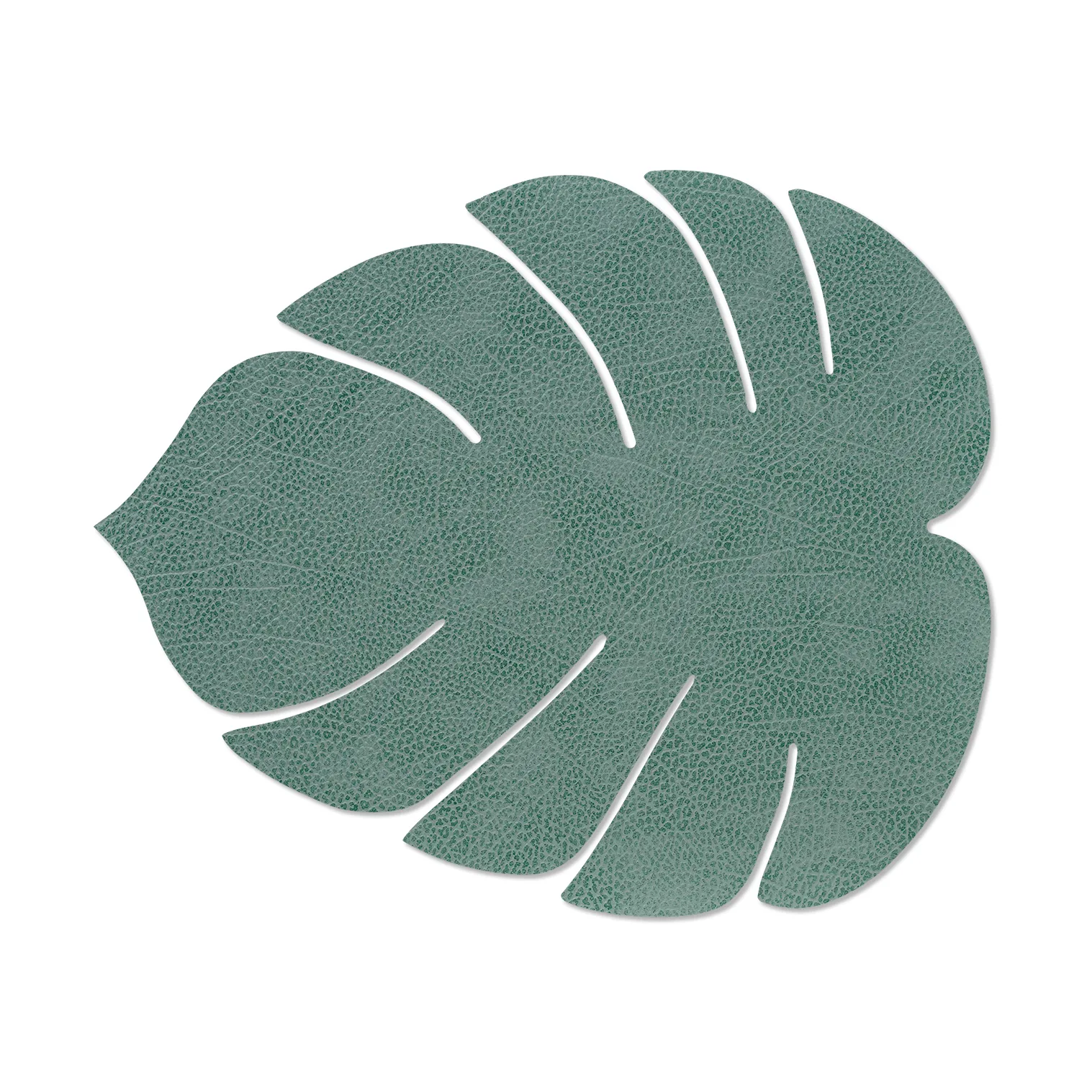LIND DNA Monstera Leaf Hippo dækkeserviet L Pastel green