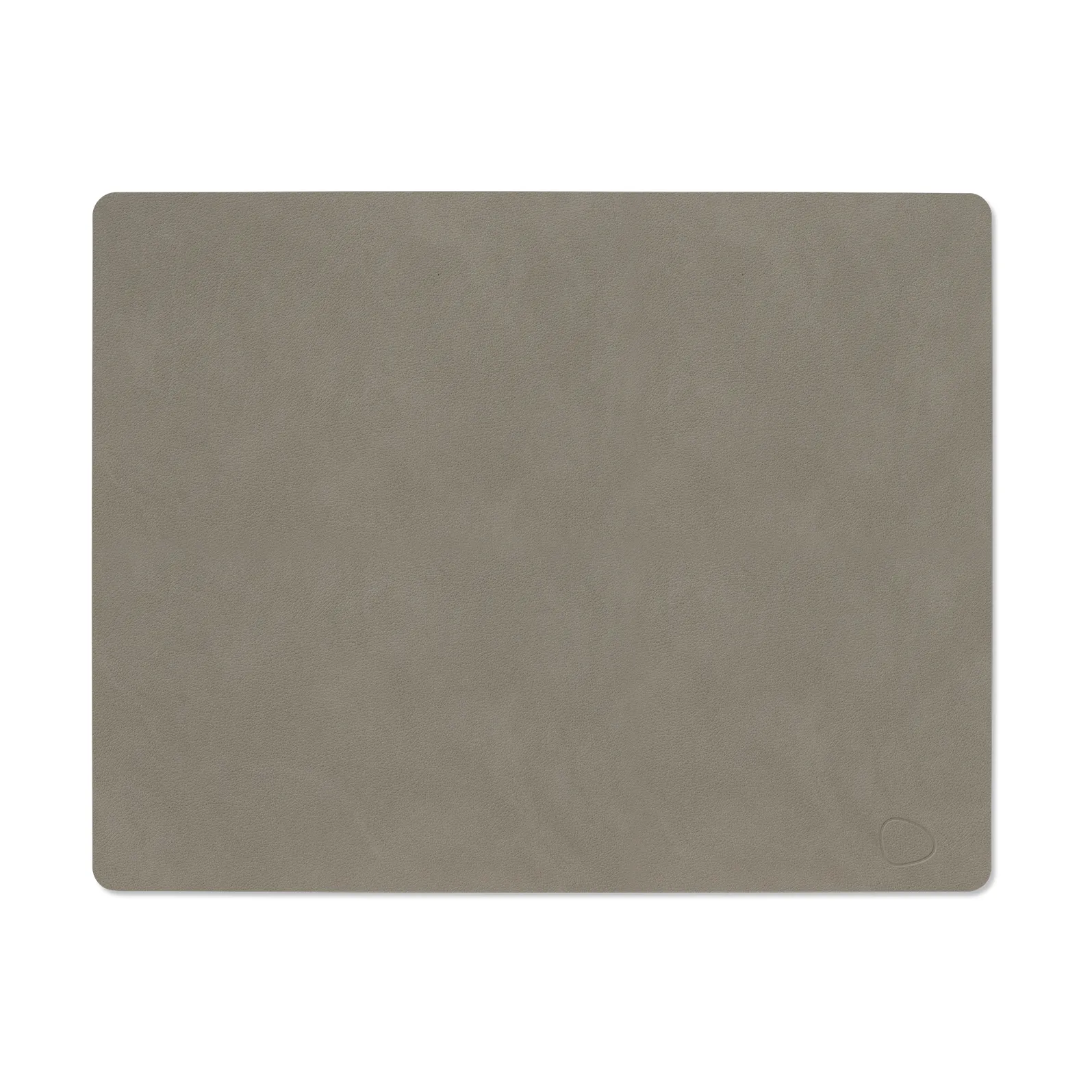 LIND DNA Nupo dækkeserviet square L Flint grey