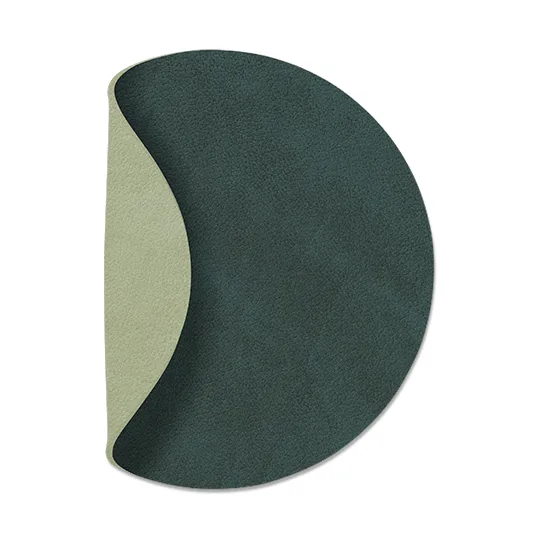 LIND DNA Nupo glasbrik circle vendbar 1 stk. Dark green/olive green