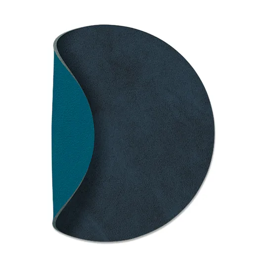 LIND DNA Nupo glasbrik circle vendbar 1 stk. Midnight blue/petrol