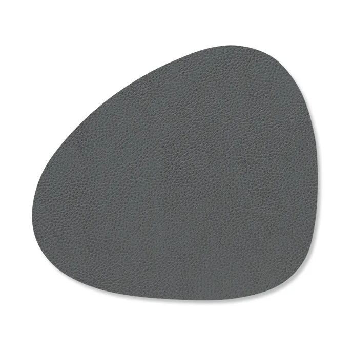 LIND DNA Serene coasters curve 11x13 cm Anthracite