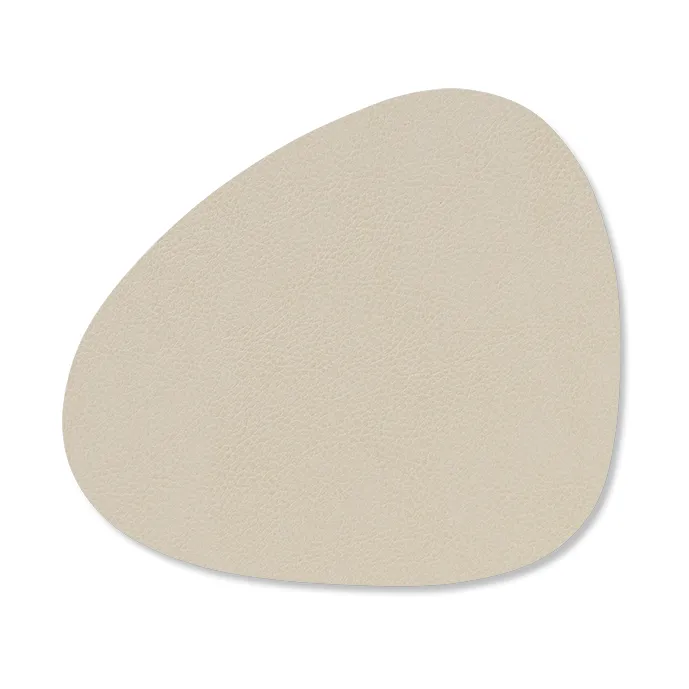 LIND DNA Serene coasters curve 11x13 cm Cream billede