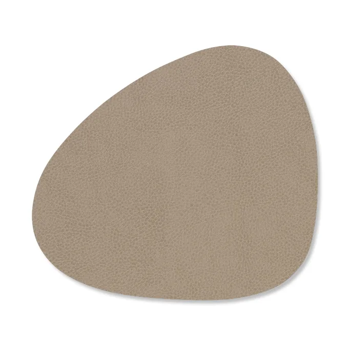 LIND DNA Serene coasters curve 11x13 cm Mole Grey