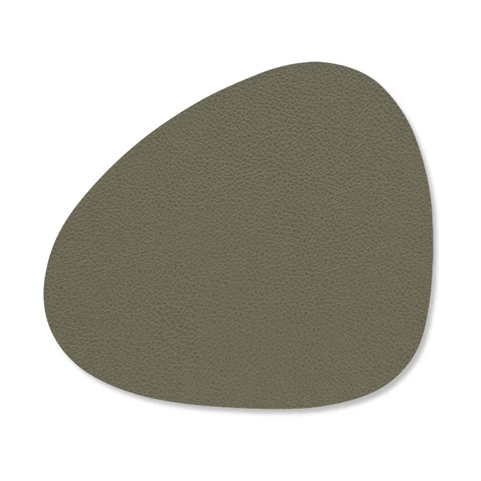 LIND DNA Serene coasters curve 11x13 cm Moss