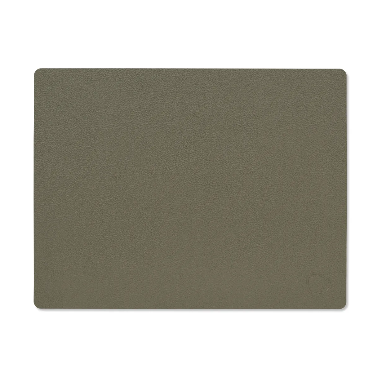 LIND DNA Serene dækkeserviet square M 26,5x34,5 cm Moss