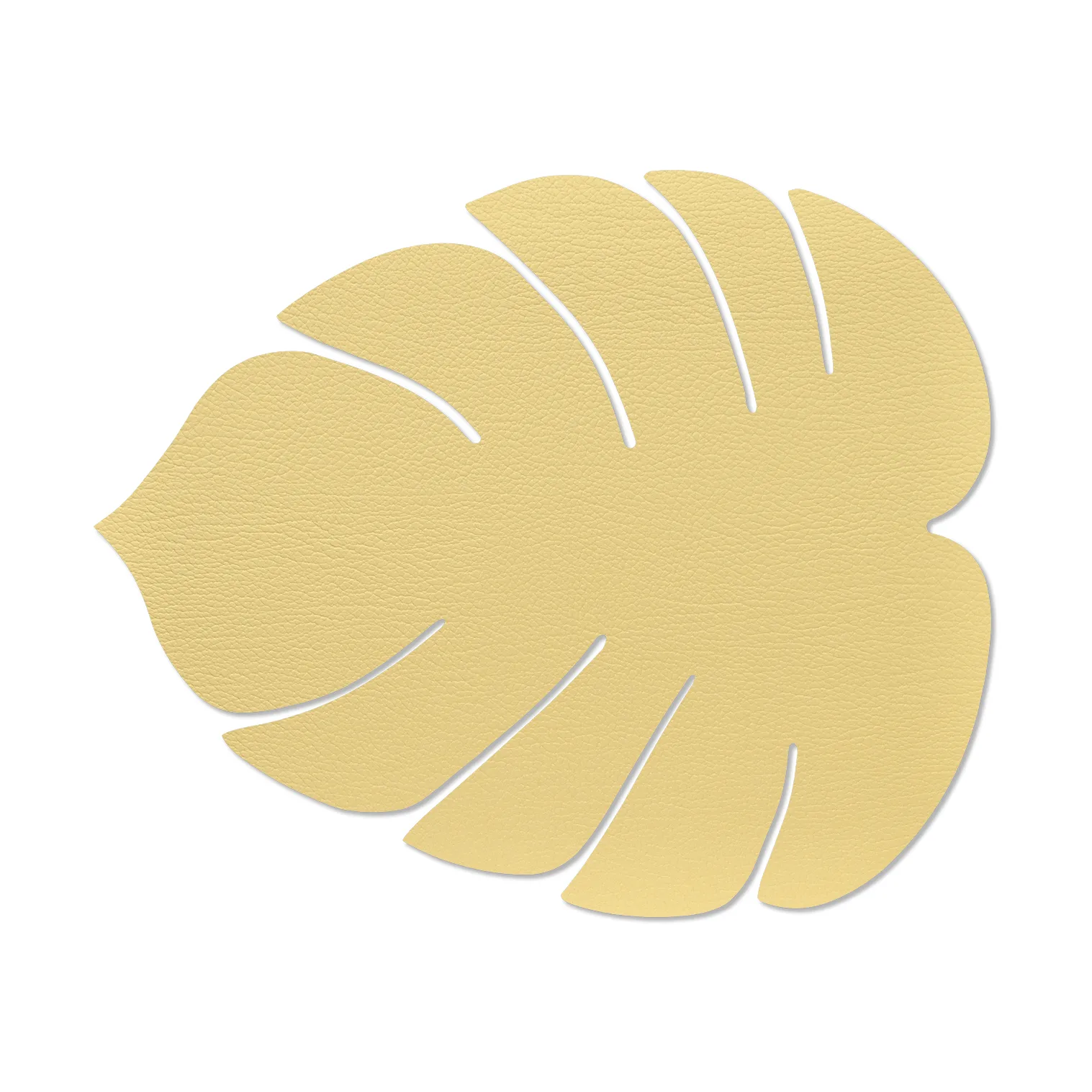 LIND DNA Set de table Monstera Leaf Hippo L Doré