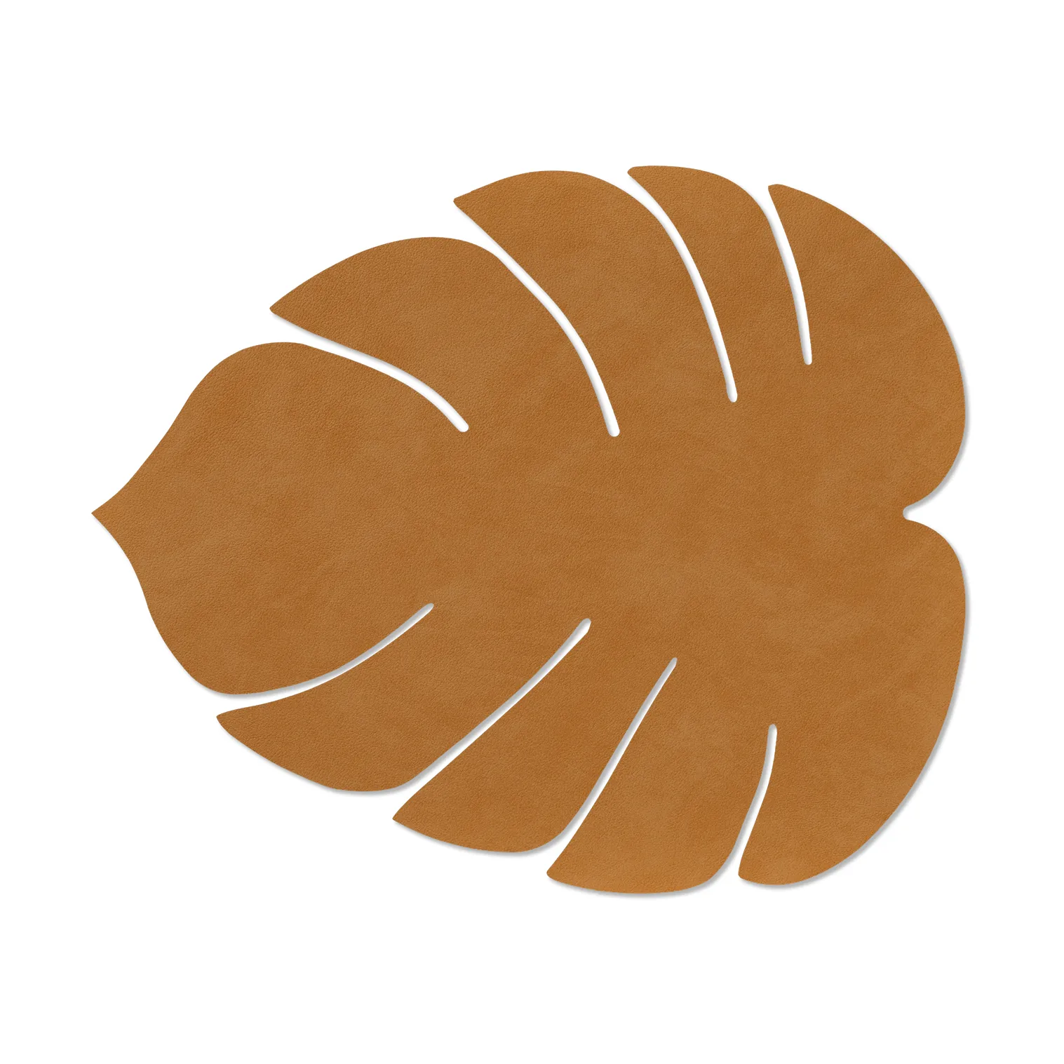 LIND DNA Set de table Monstera Leaf Nupo L Burned curry