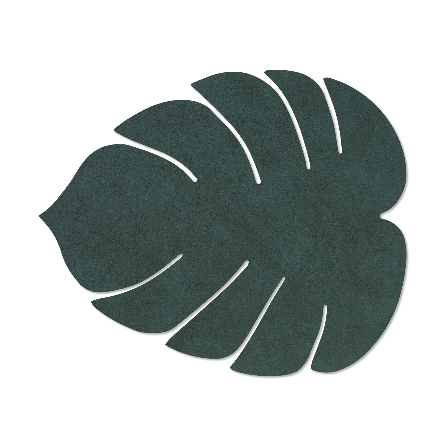 LIND DNA Set de table Monstera Leaf Nupo L Vert foncé