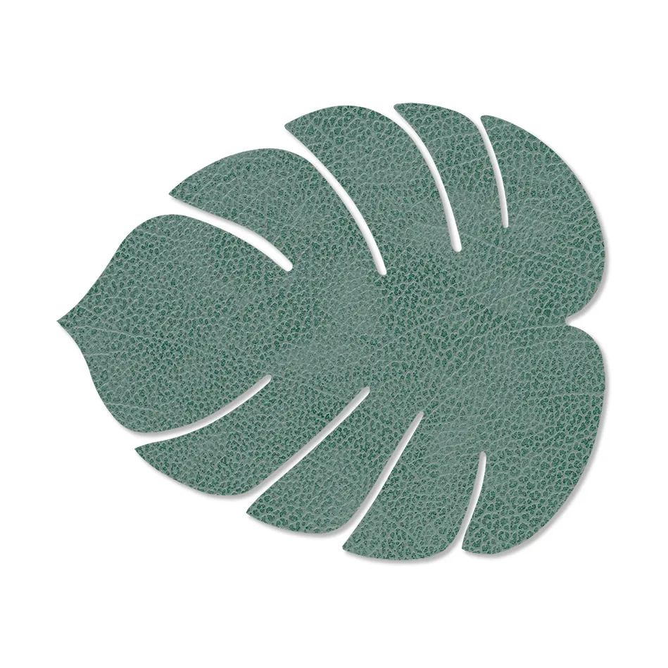 LIND DNA Set de table Monstera Leaf Nupo S Vert pastel