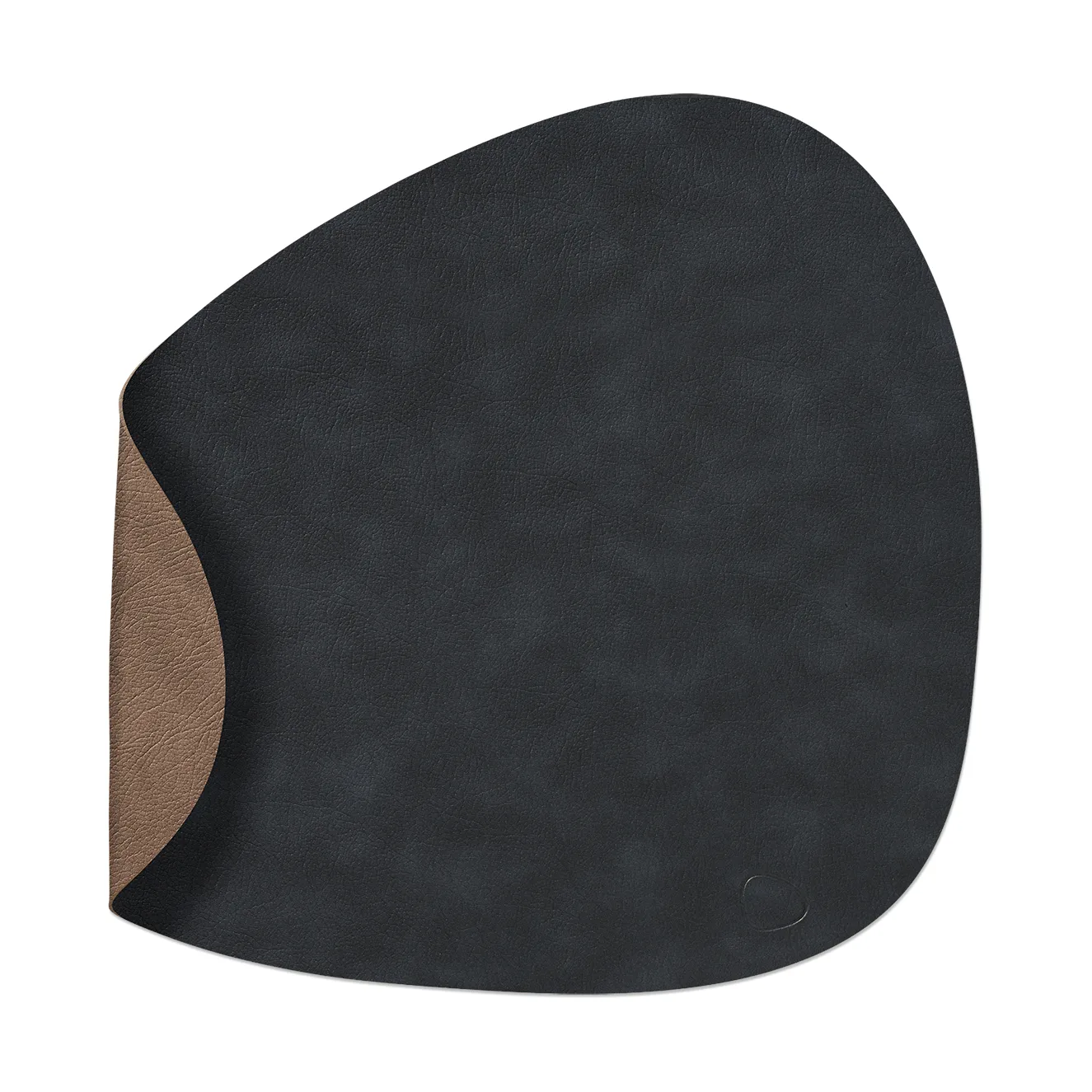 LIND DNA Set de table réversible curve Cloud L 1 pièce Black-brown