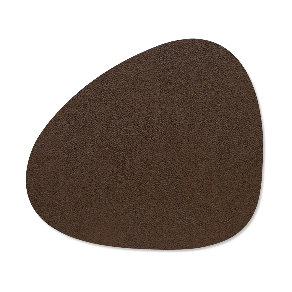 LIND DNA Set de table Serene Curve S cm Noisette