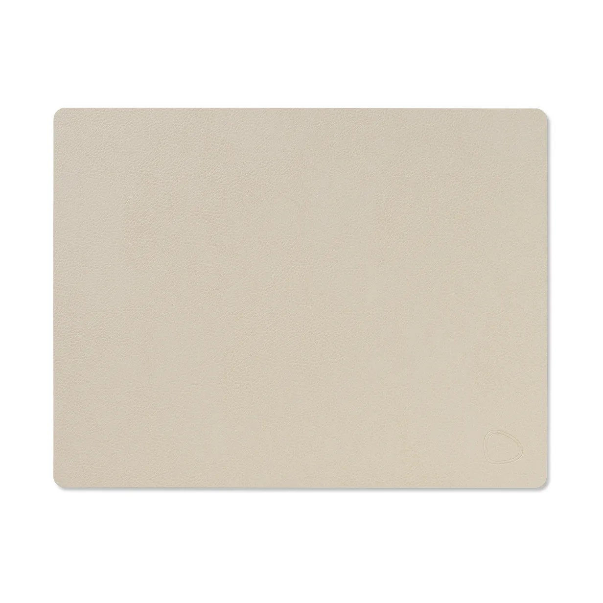 LIND DNA Set de table Serene Square M 26,5x34,5 cm Crème