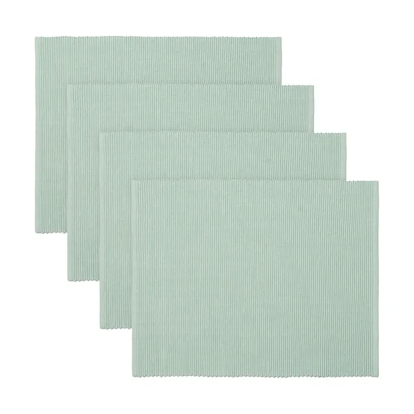 Uni bordstablett 35x46 cm 4-pack, Ljus isgrön