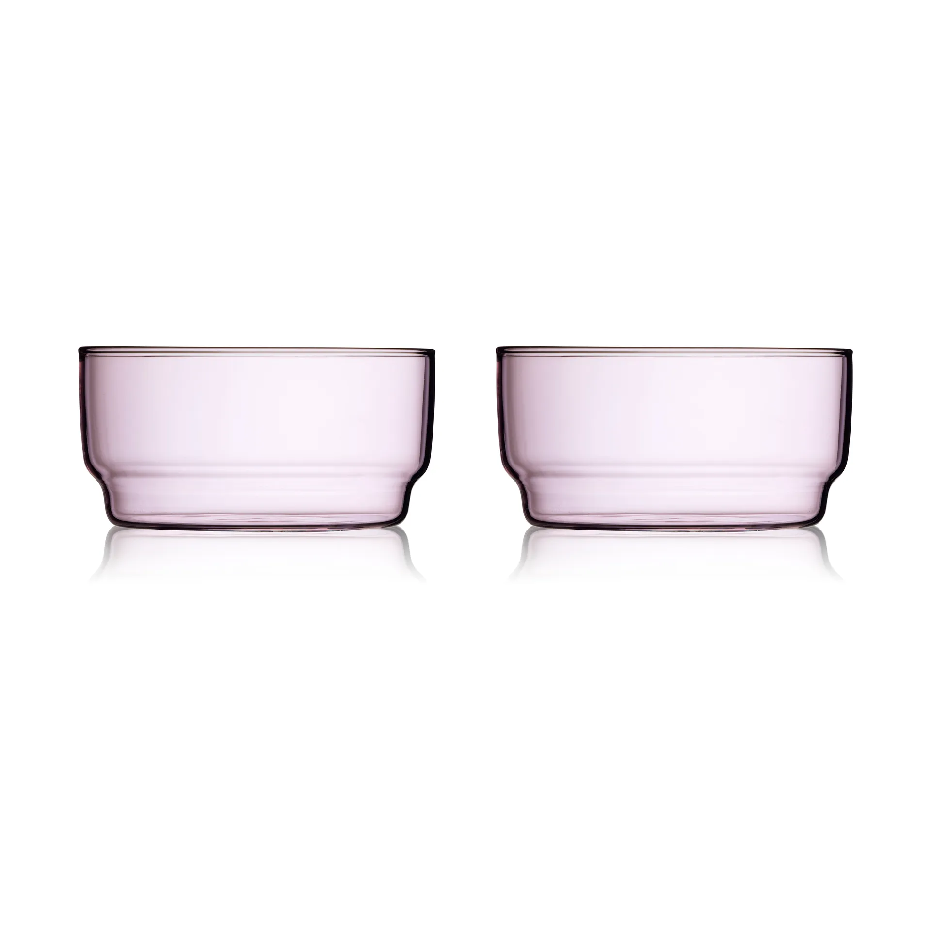 Lyngby Glas Torino sk&aring;l 50 cl 2-pack Pink