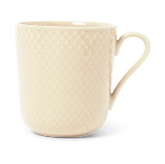 Lyngby Porcel&aelig;n Rhombe Earth mugg 39 cl Marble