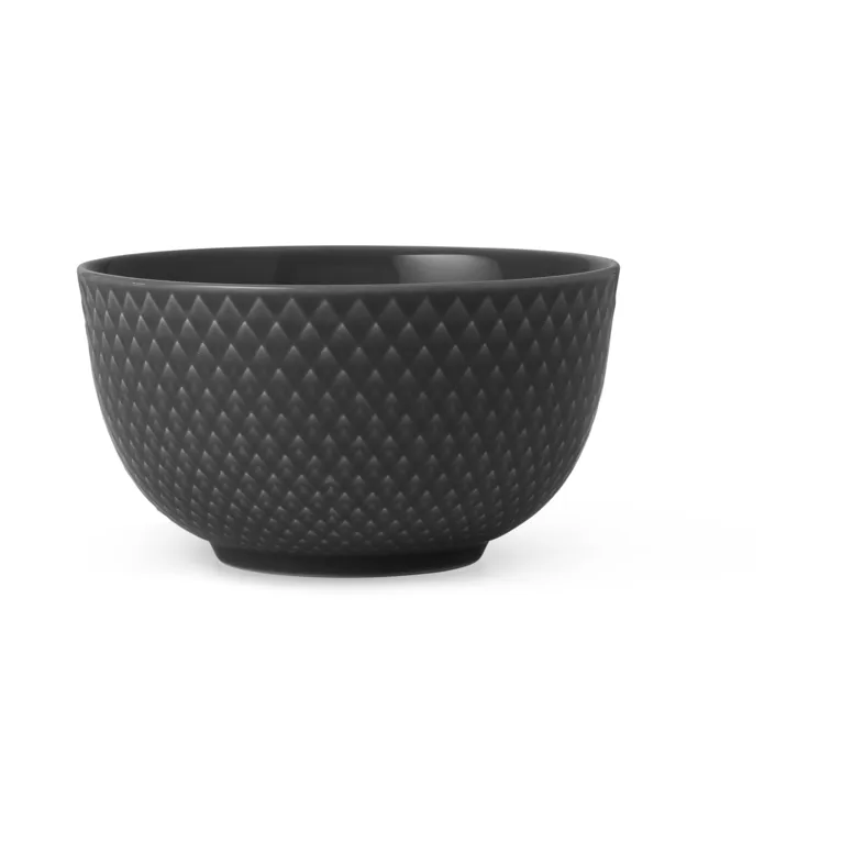 Lyngby Porcelæn - Rhombe Earth Skål 11 Cm - Slate