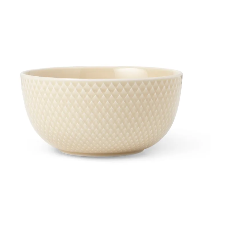 Lyngby Porcelæn - Rhombe Earth Skål 13 Cm - Marmor