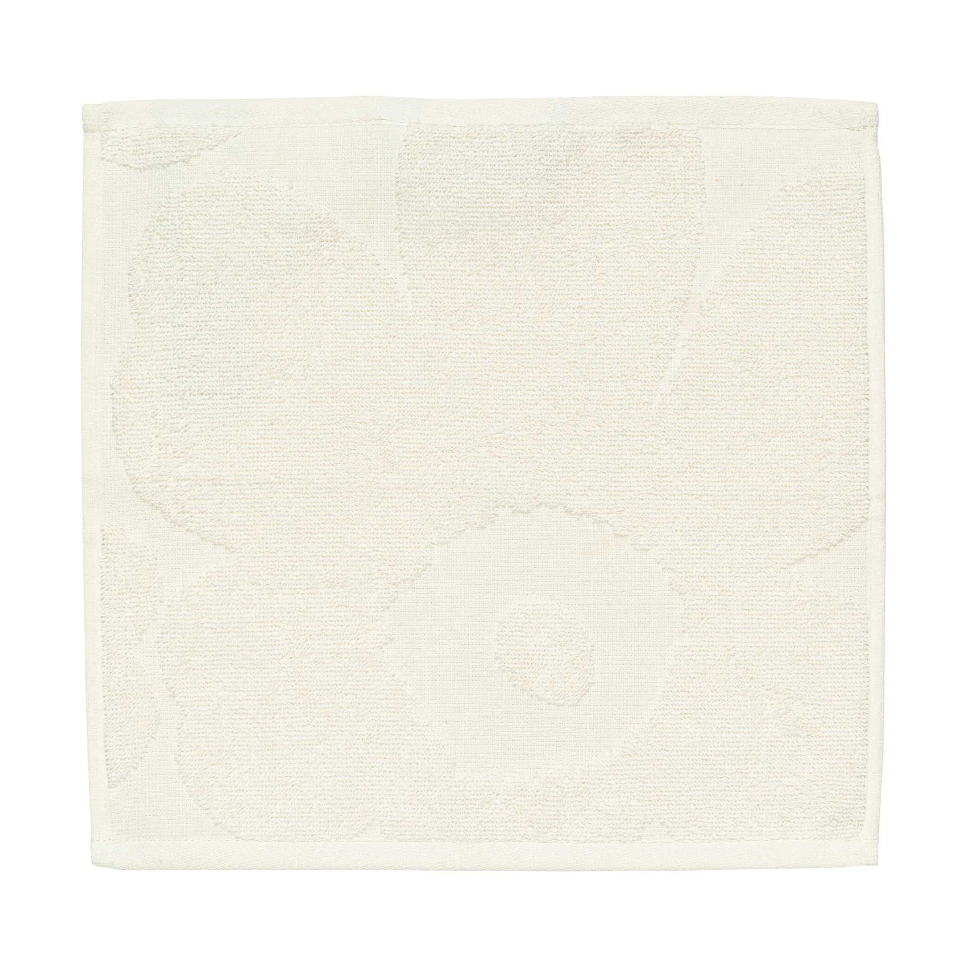 Marimekko Mini-serviette unie Unikko cm Écru