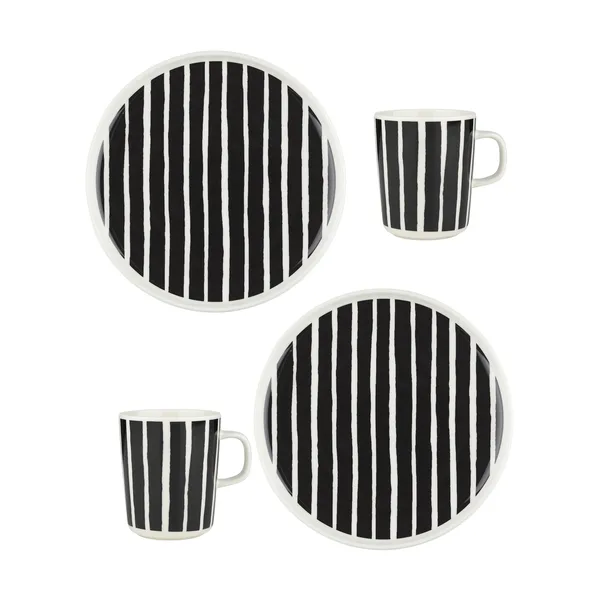Oiva Piccolo frukostset 4 delar, White