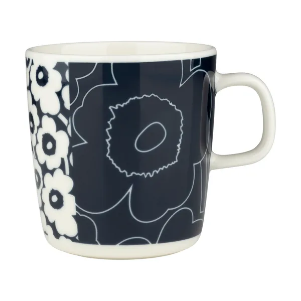 Oiva Unikko kollaasi mugg 40 cl, White